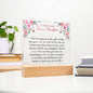 To My Daughter | Square Acrylic Plaque